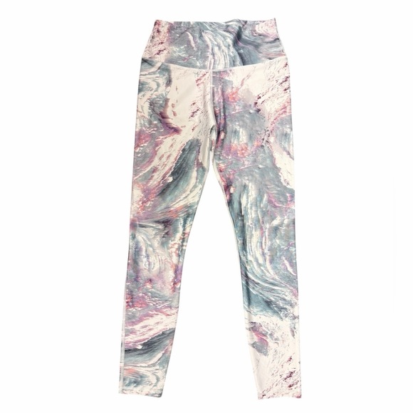 Fabletics High-Waisted PowerHold 7/8 legging pastel stratus Small compression - Picture 4 of 9